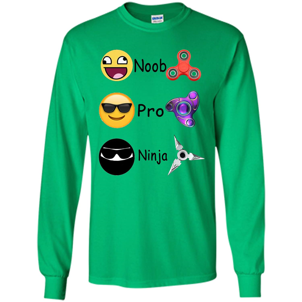 Fidget Spinner Emoji Classification Gamer Guide T-shirt Irish Green