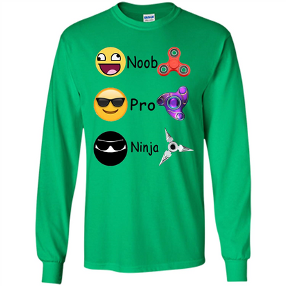 Fidget Spinner Emoji Classification Gamer Guide T-shirt Irish Green