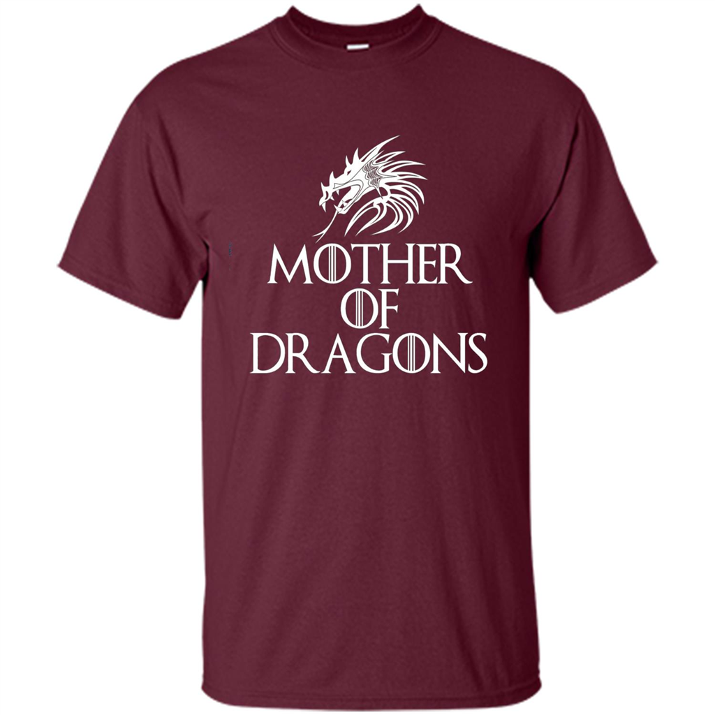Movies T-shirt Mother Of Dragons T-shirt Maroon