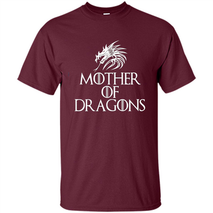 Movies T-shirt Mother Of Dragons T-shirt Maroon
