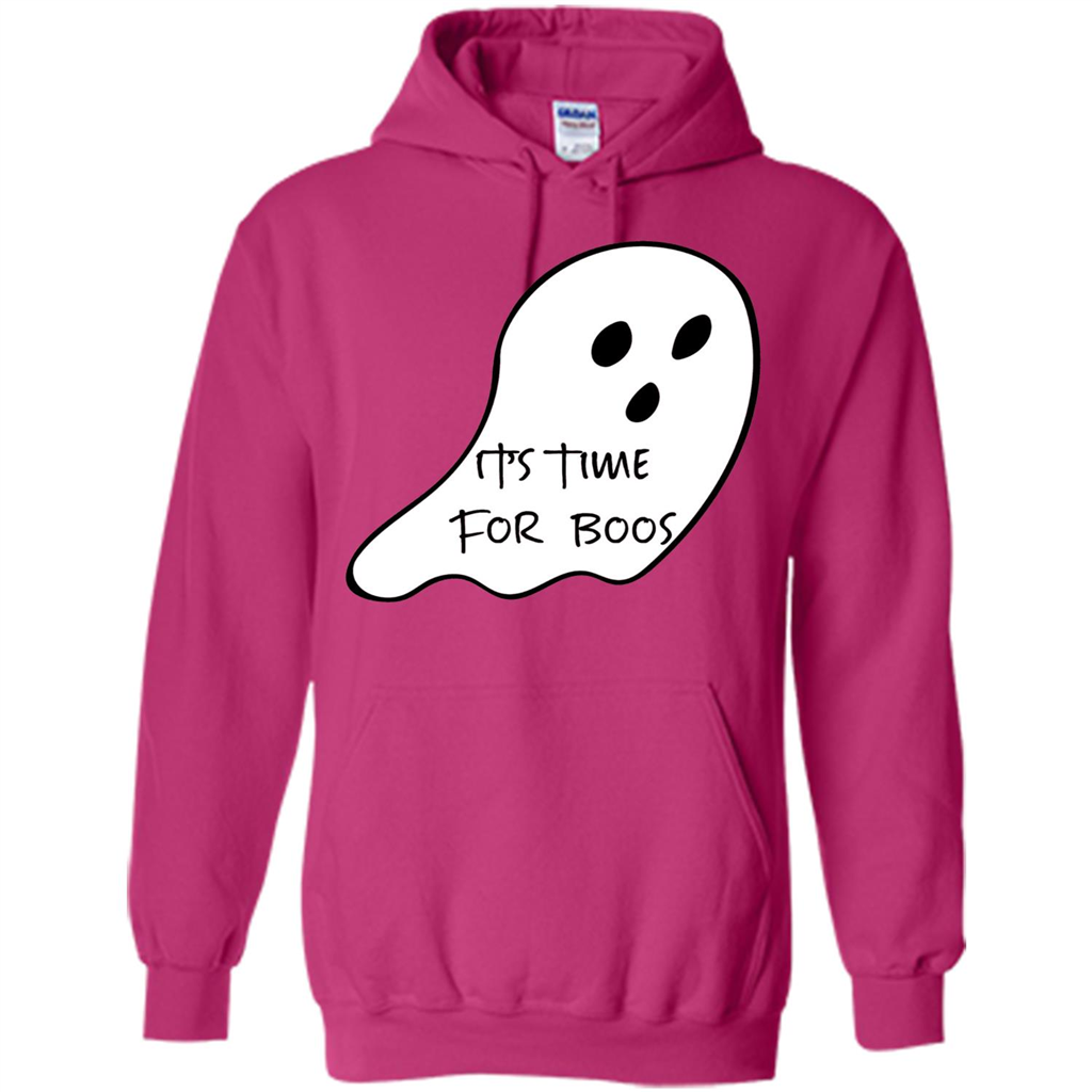 It's Time For Boos Funny Halloween T-shirt Heliconia