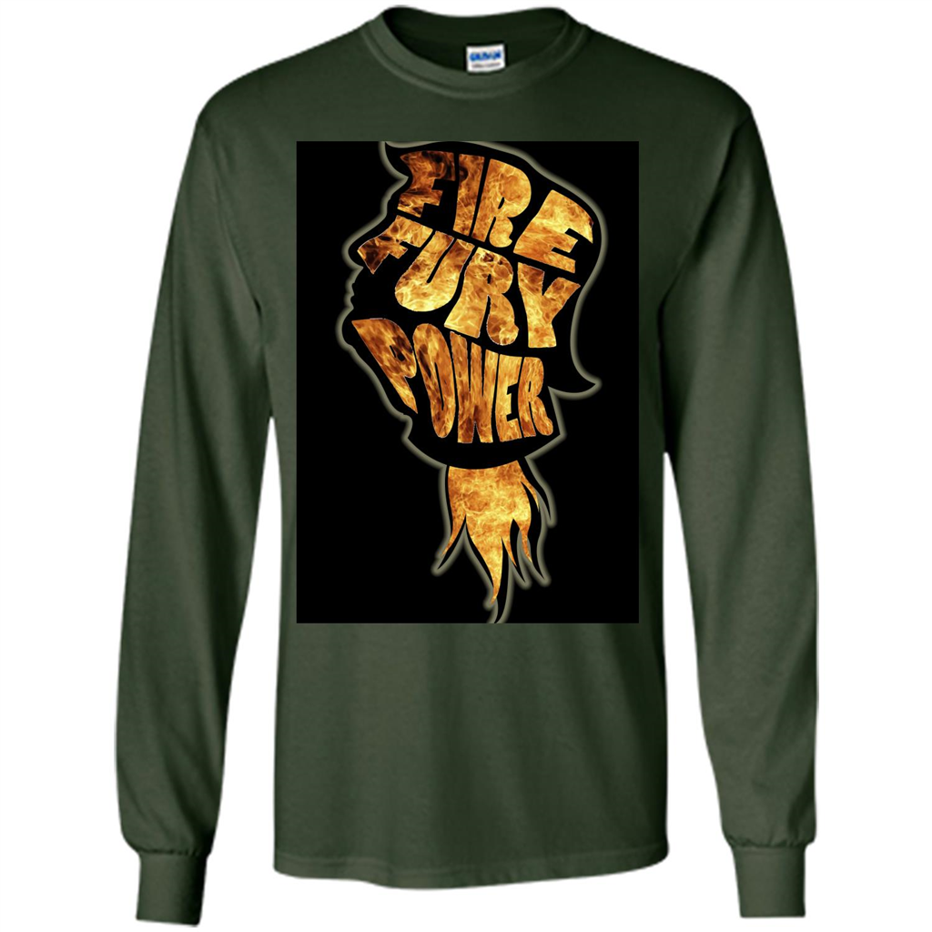 Fire Fury Power T-shirt Forest Green