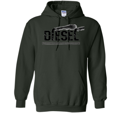Diesel Rolling Coal T-Shirt Black Smoke Lifted Truck T-shirt Forest Green