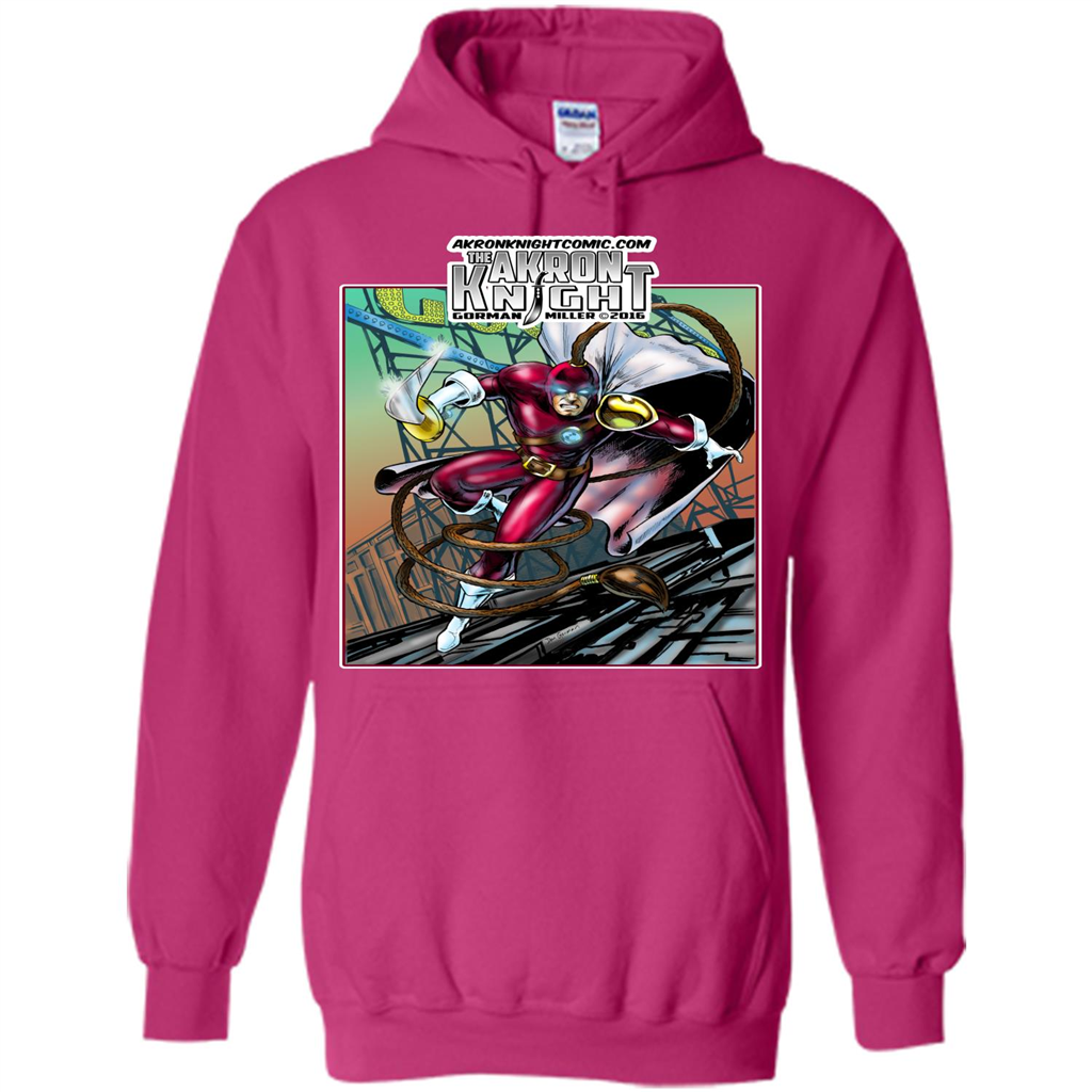 The Akron Knight Comic T-shirt Heliconia