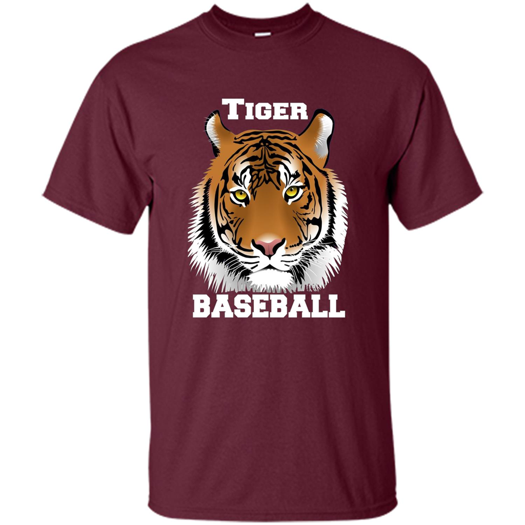 Baseball T-shirt for Tiger Baseball Maroon