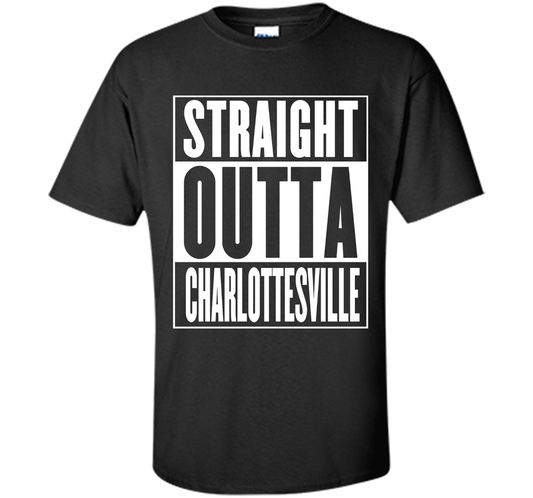 Straight Outta Charlottesville Shirt t-shirt Black