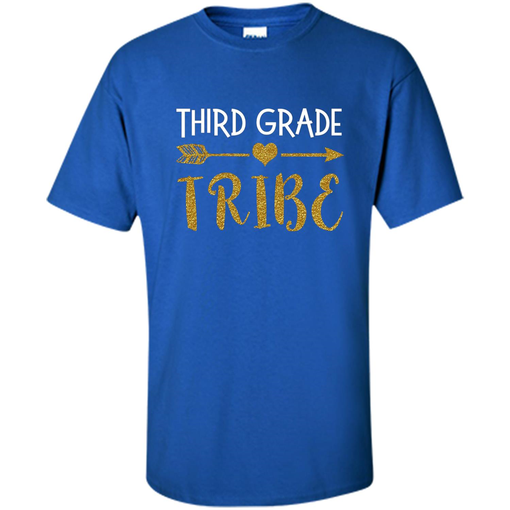 Third Grade Tribe T-shirt School Day T-shirt Royal