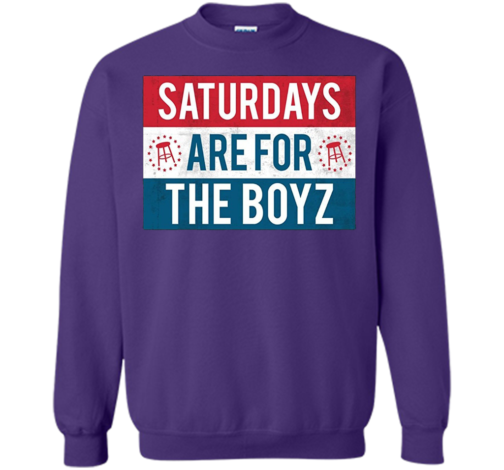 Saturdays Are For The Boyz T Shirt funny drinking tee shirt Purple