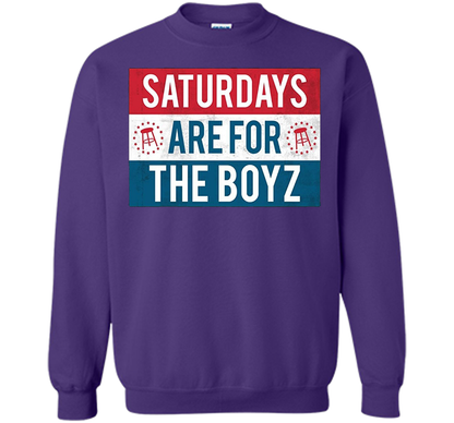 Saturdays Are For The Boyz T Shirt funny drinking tee shirt Purple