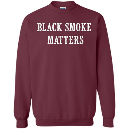 Black Smoke Matters, Diesel Trucks Rolling Coal T-shirt Maroon
