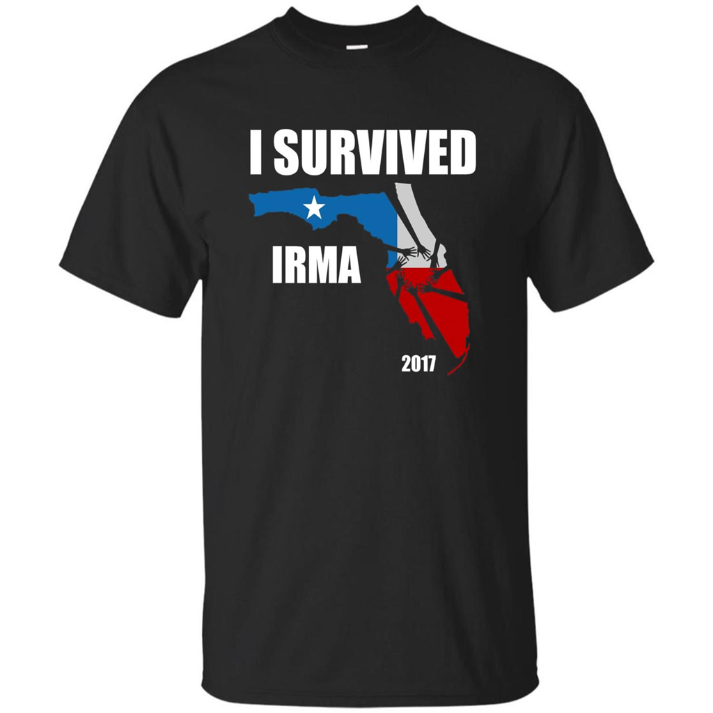 I Survived Hurricane Irma 2017 T-shirt Black