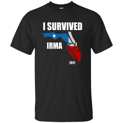 I Survived Hurricane Irma 2017 T-shirt Black
