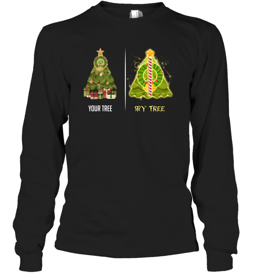 Harry Potter Christmas Tree Long Sleeve T-Shirt Long Sleeve T-Shirt Black