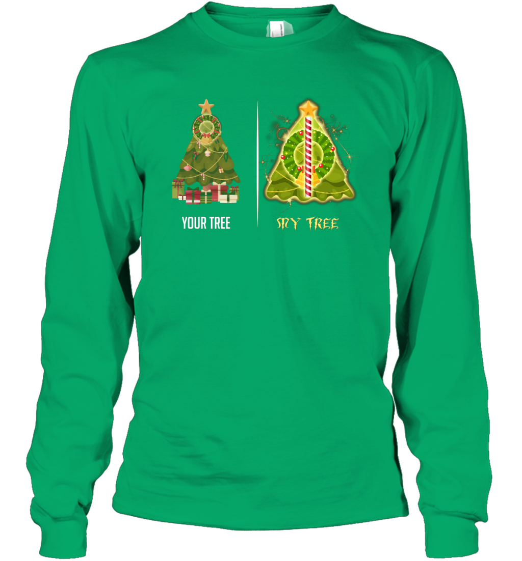 Harry Potter Christmas Tree Long Sleeve T-Shirt Long Sleeve T-Shirt Irish Green