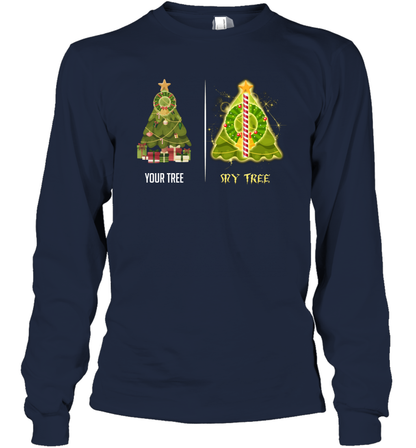 Harry Potter Christmas Tree Long Sleeve T-Shirt Long Sleeve T-Shirt Navy