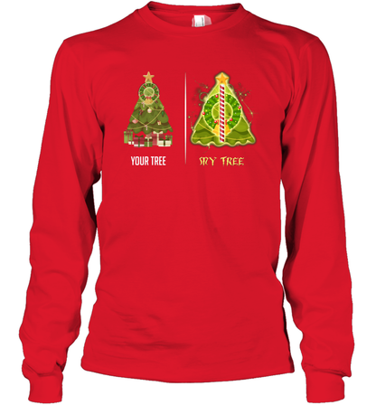 Harry Potter Christmas Tree Long Sleeve T-Shirt Long Sleeve T-Shirt Red