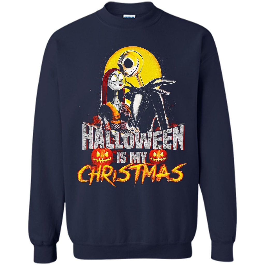 Halloween Is My Chirstmas T-shirt Navy