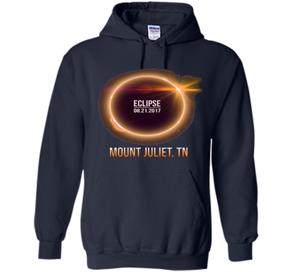 Mount juliet Tennessee Total Solar Eclipse 2017 T-shirt Navy