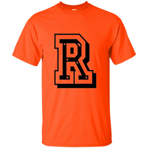 Letter R Initial T-Shirt for Names or Spelling Words