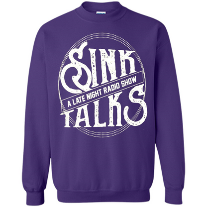 Sink Talks T-Shirt A Late Night Radio Show Purple