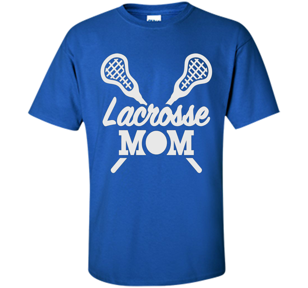 Lacrosse Mom T Shirt cool shirt Royal