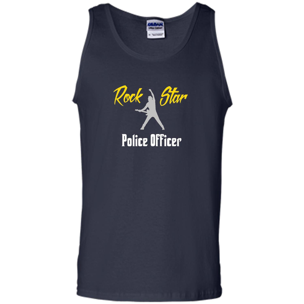 This Guy Is A Rock Star Police Officer T-shirt Navy