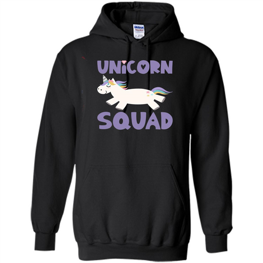 Unicorn Squad T-shirts Rainbow Fantasy Gift Princess Costume T-shirt Black