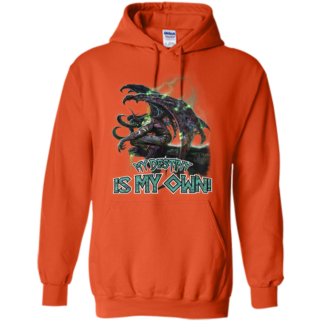World of Warcraft T-shirt My Destiny Is My Own T-shirt Orange