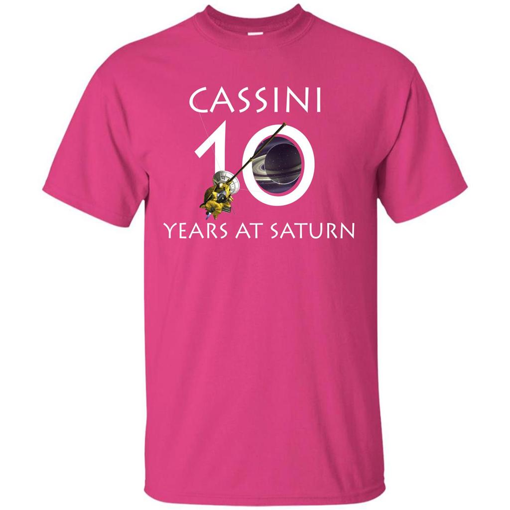 Cassini Grand Finale T-shirt Cassini 10 Years At Saturn T-shirt Heliconia