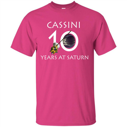 Cassini Grand Finale T-shirt Cassini 10 Years At Saturn T-shirt Heliconia