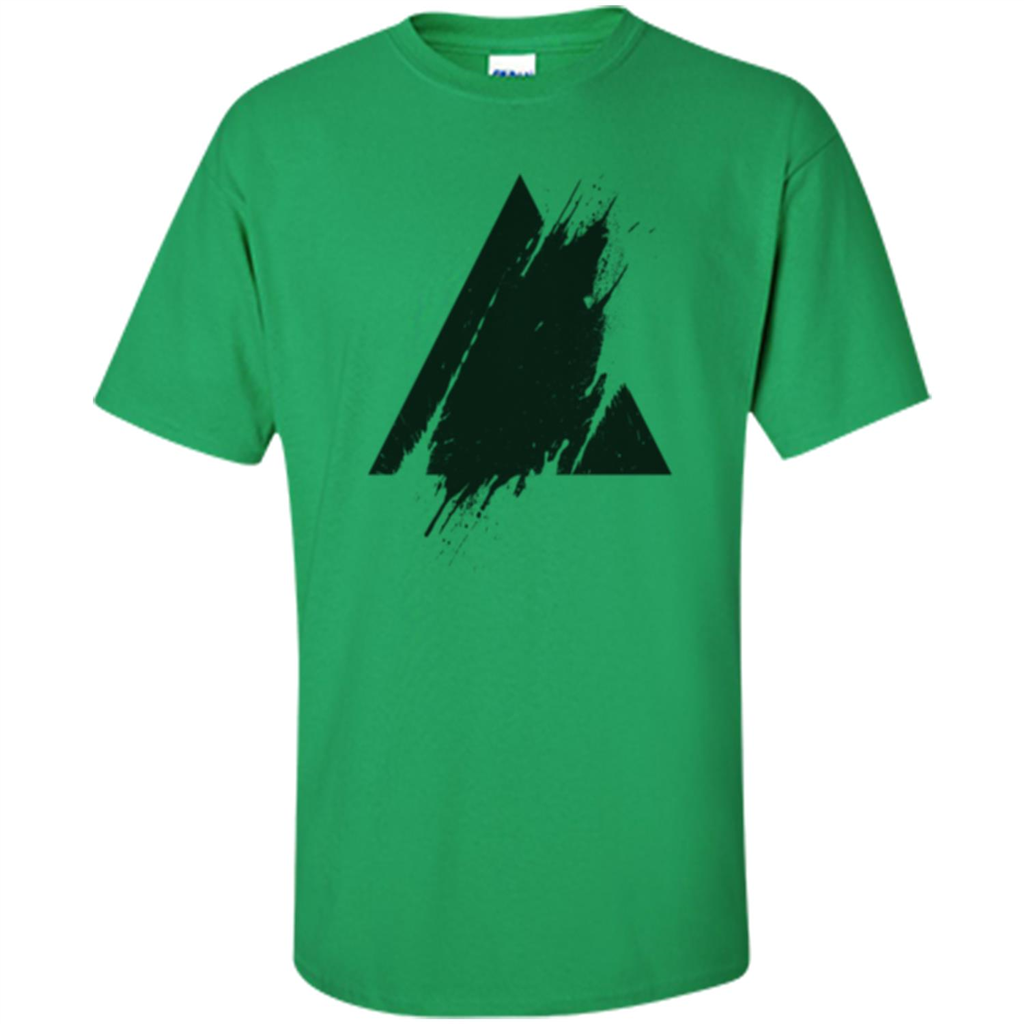 Place Splashed Triangle T-shirt Irish Green