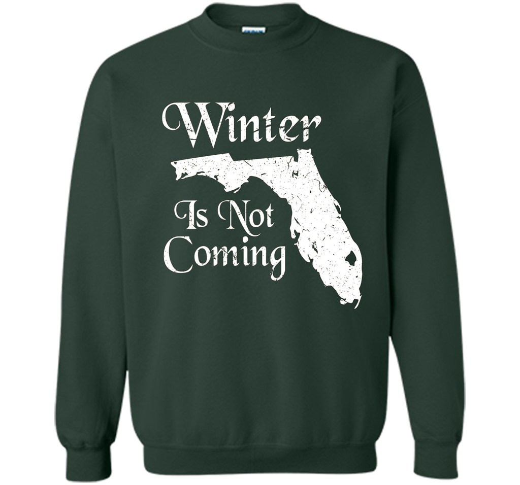 Florida T-shirt Winter Is Not Coming Forest Green