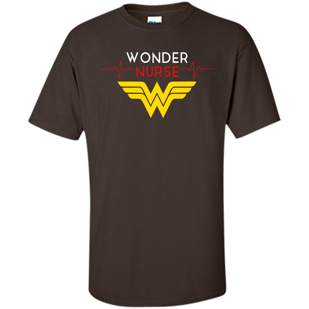 Nurse Lover. Wonder Nurse T-shirt Dark Chocolate