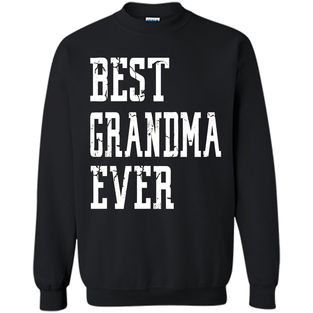 Best Grandma Ever T-Shirt - Grandparents Day T-shirt Black