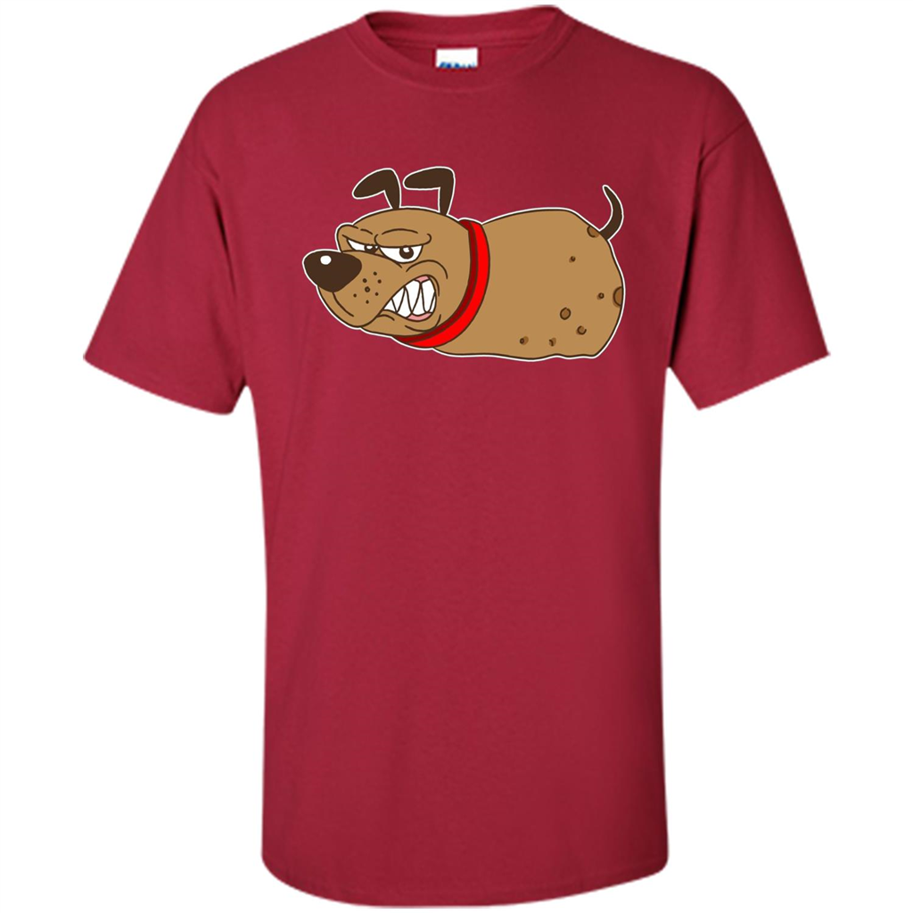 Pitbulltato Potato Cute Potatoes T-Shirt Cardinal