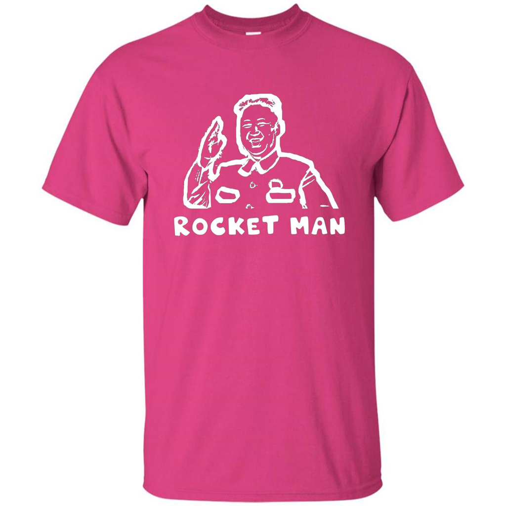 Kim Jong Un North Korea Rocket Launch T-shirt Donald Trump T-shirt Heliconia