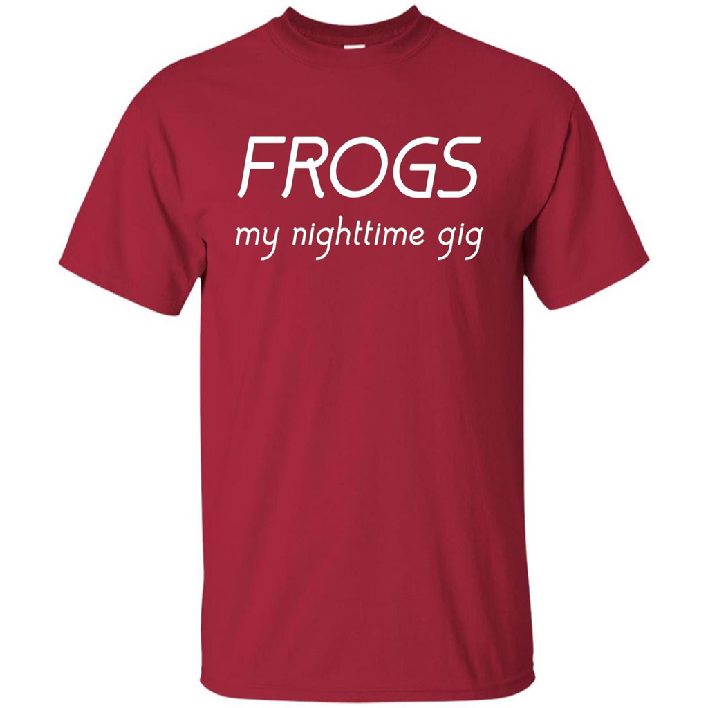 Frogs My Nighttime Gig T-shirt Cardinal
