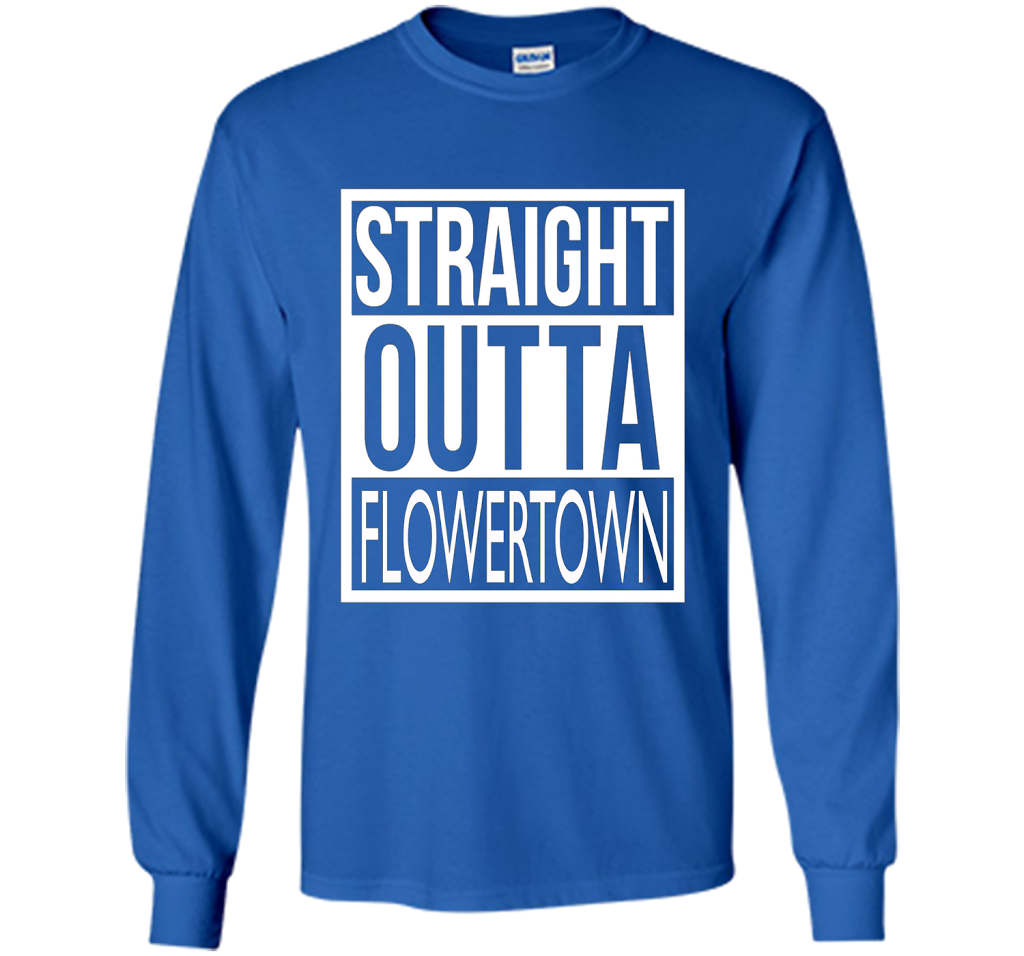 Straight Outta Flowertown (Summerville) Unisex Tee t-shirt Royal