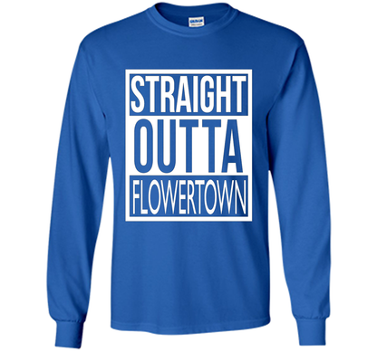 Straight Outta Flowertown (Summerville) Unisex Tee t-shirt Royal