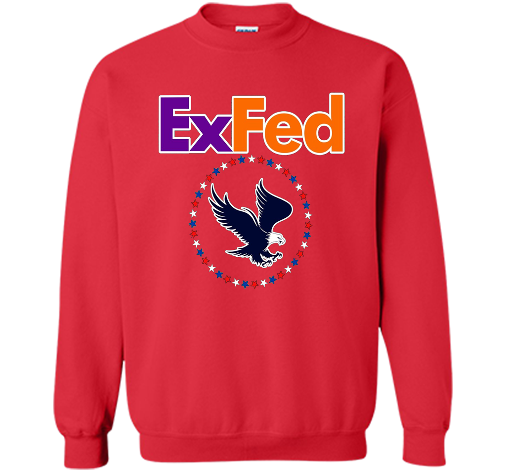 Funny Retired Federal Government Worker EX FED T-shirt t-shirt Red