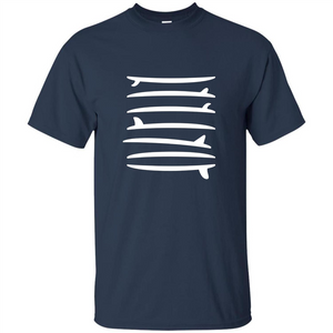 Surfing T-shirt The Longboard Single Fin Surfer T-shirt