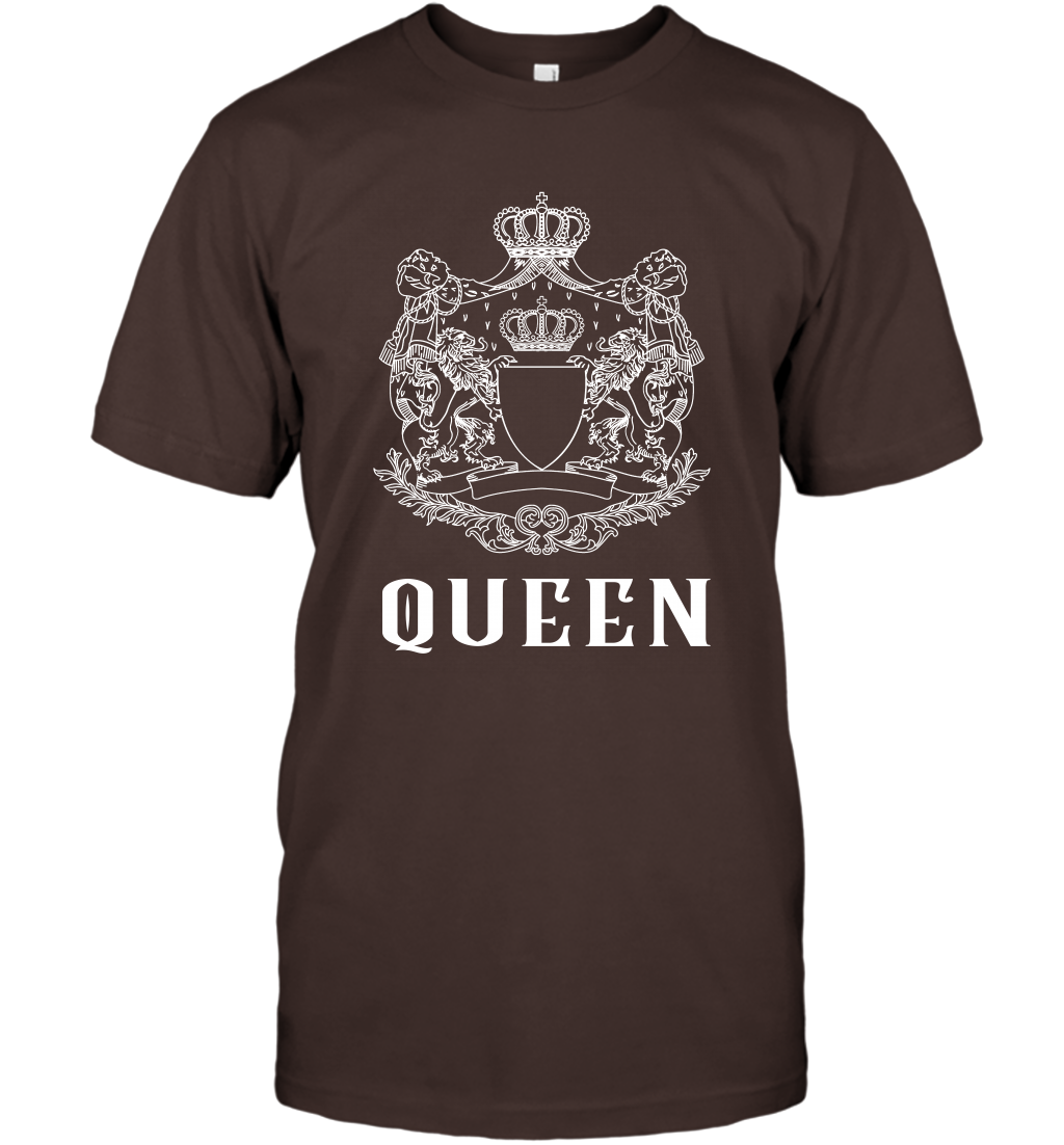 Queen Shirt T-Shirt T-Shirt Dark Chocolate