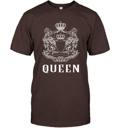 Queen Shirt T-Shirt T-Shirt Dark Chocolate