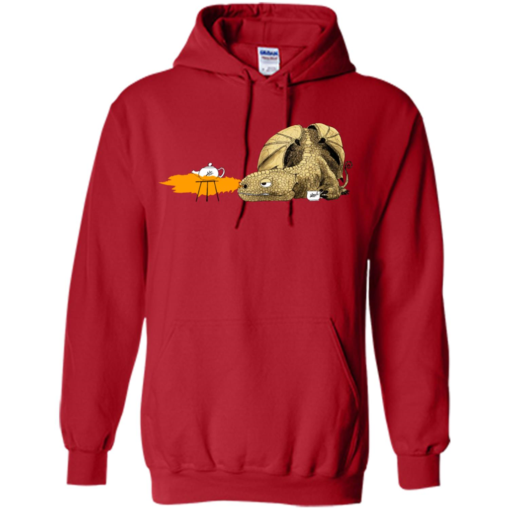 Dragon Making Tea T-Shirt Red