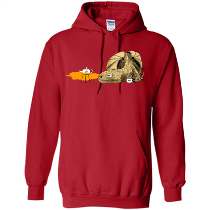 Dragon Making Tea T-Shirt Red