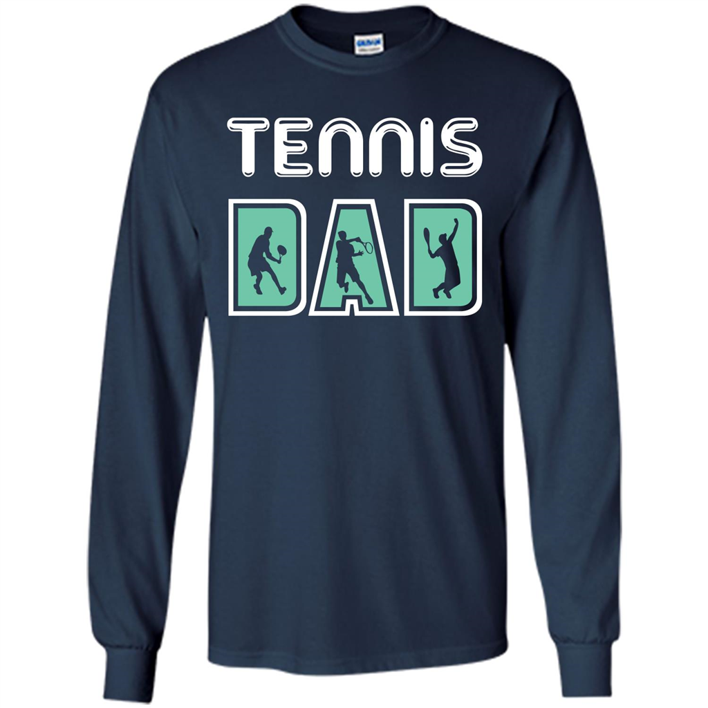 Tennis Lover T-shirt Tennis Dad Navy