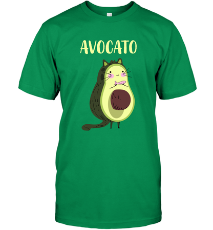 Avocato Avocado Cat Kitten Shirt T-Shirt T-Shirt Irish Green
