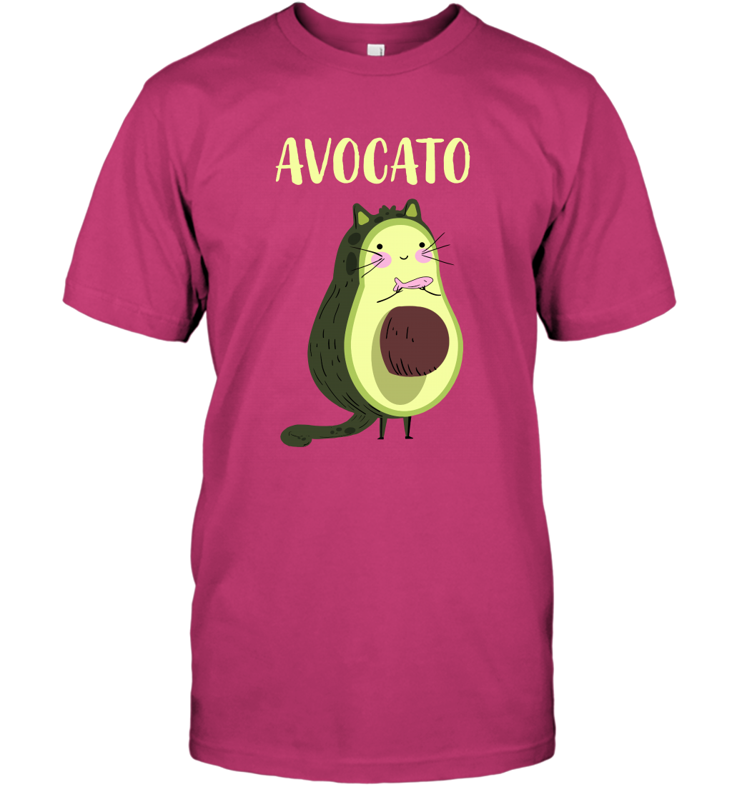 Avocato Avocado Cat Kitten Shirt T-Shirt T-Shirt Heliconia