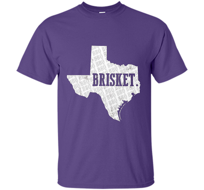 Texas Brisket T Shirt BBQ Brisket Shirt for Pitmasters t-shirt Purple