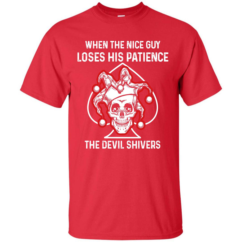 Jocker T-shirt When The Nice Guy Loses His Patience Red